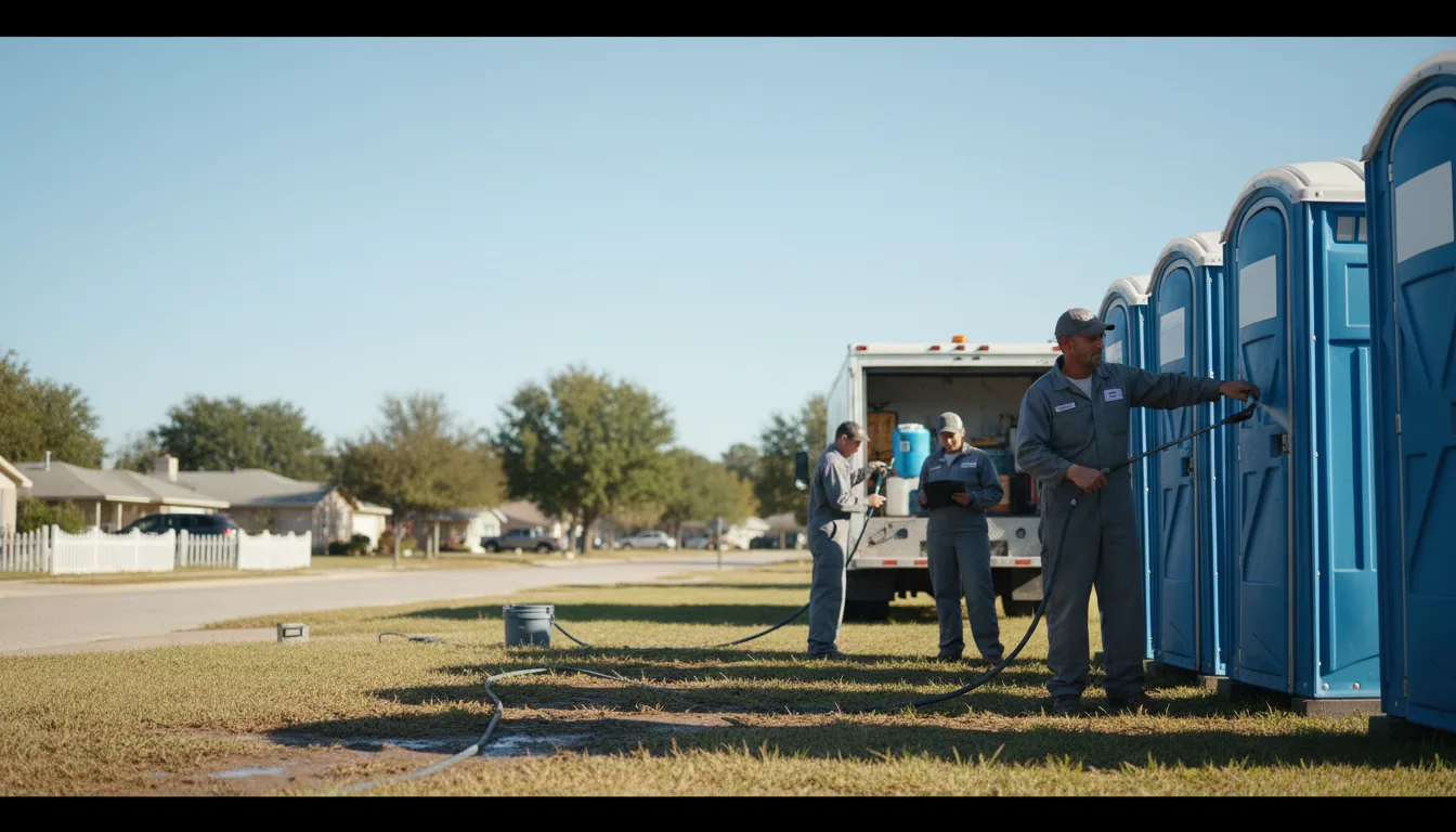 Long-Term Portable Toilet Rental in Muldoon, TX near me